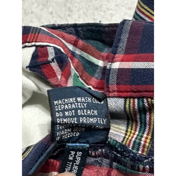 POLO Ralph Lauren Tyler SHORTS Golf Men's Size 36 Plaid Flat Front Chino - Picture 10 of 11